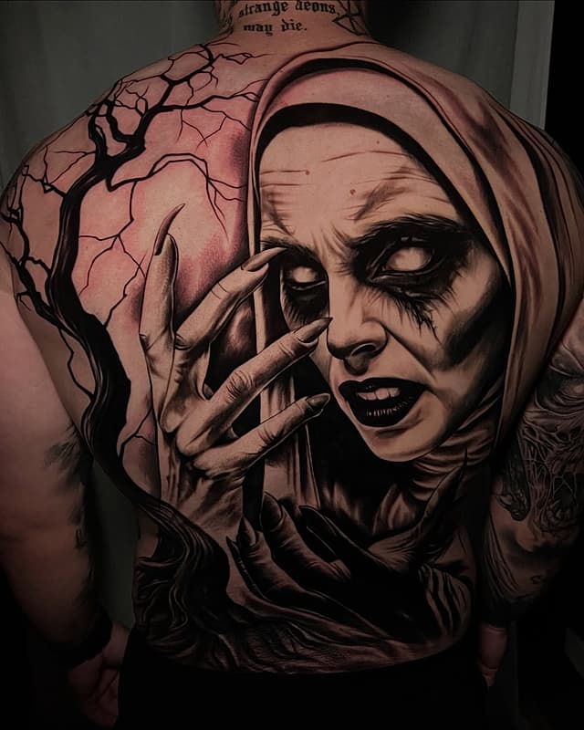 Realism (black & grey) tattoo by Mia Hansen