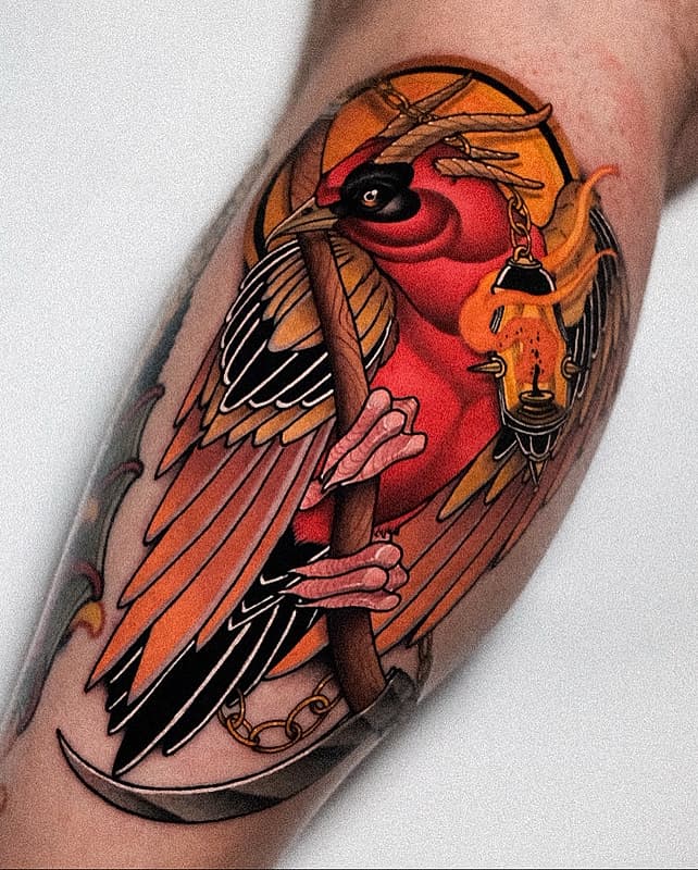 Neo-Traditional tattoo by jack_the_lantern