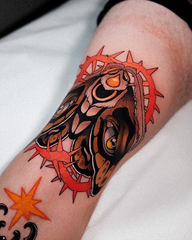 Neo-Traditional tattoo by jack_the_lantern