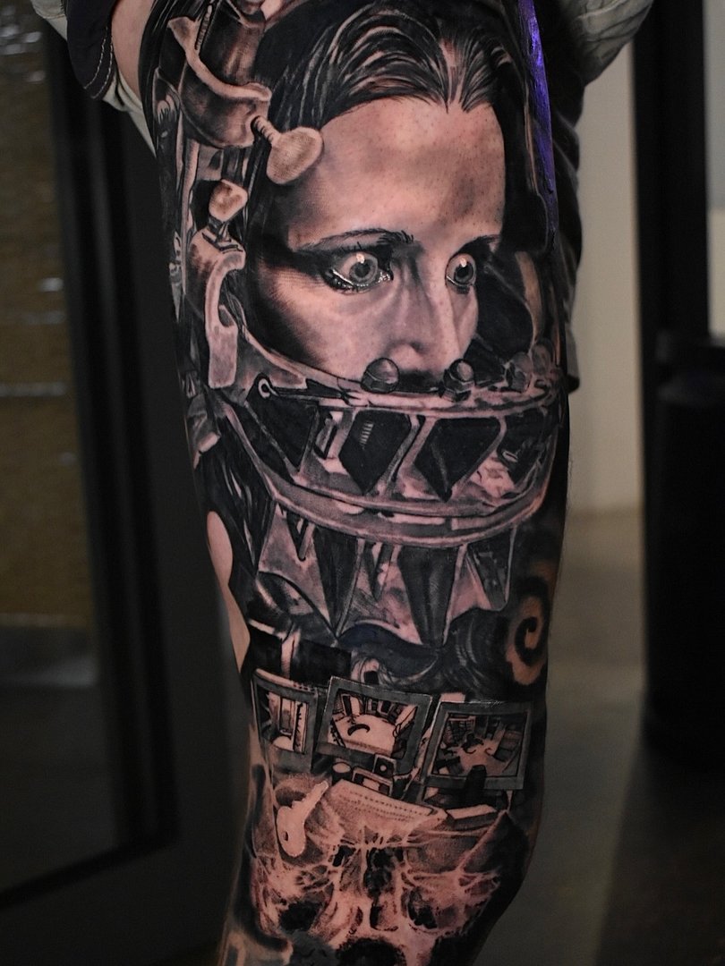 Horror tattoo by fonzy_0_