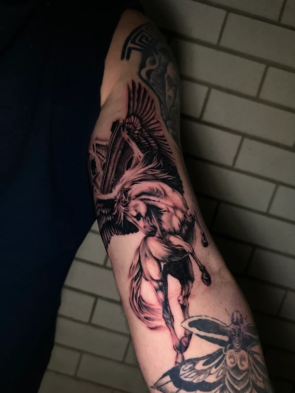Geometric tattoo by lucky_lachyy_tatts