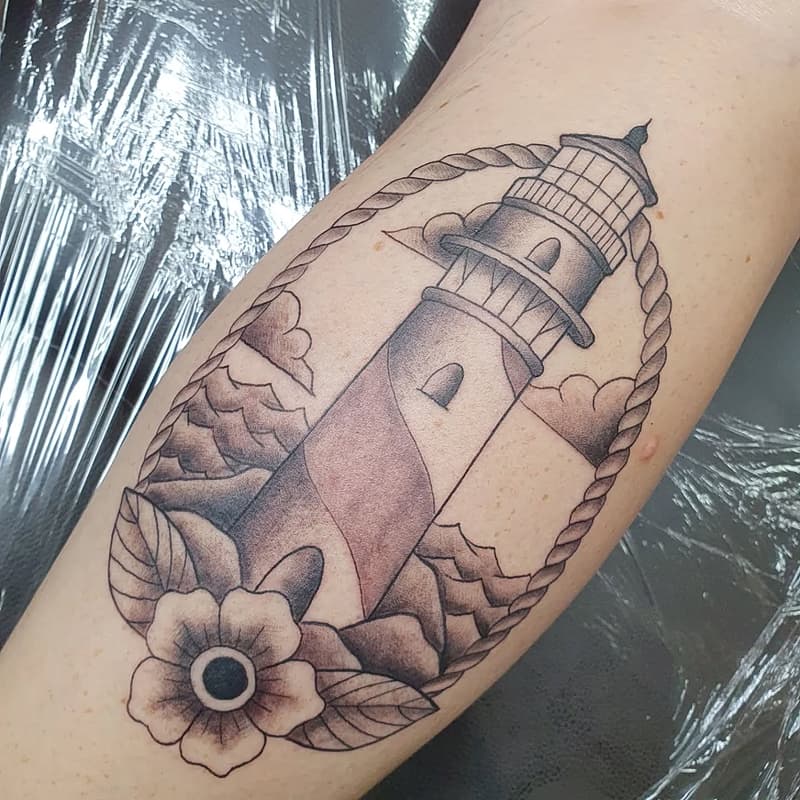Anime tattoo by Bradley Rich
