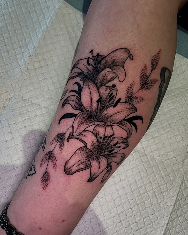 Anime tattoo by Bradley Rich