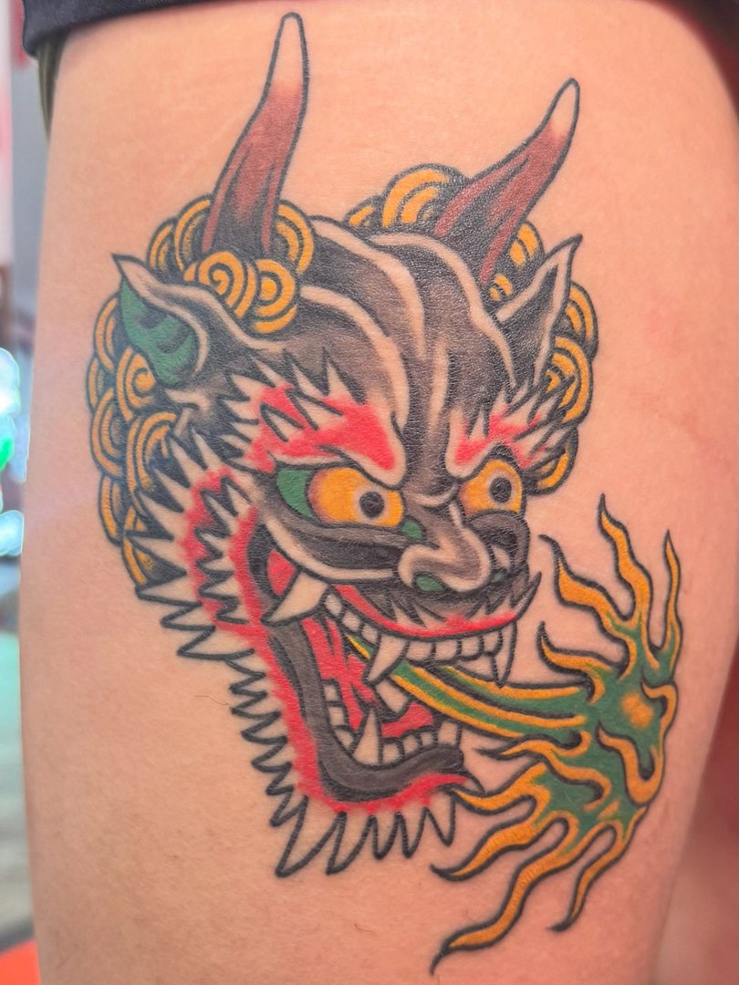 American Traditional tattoo by Noah G Tat2