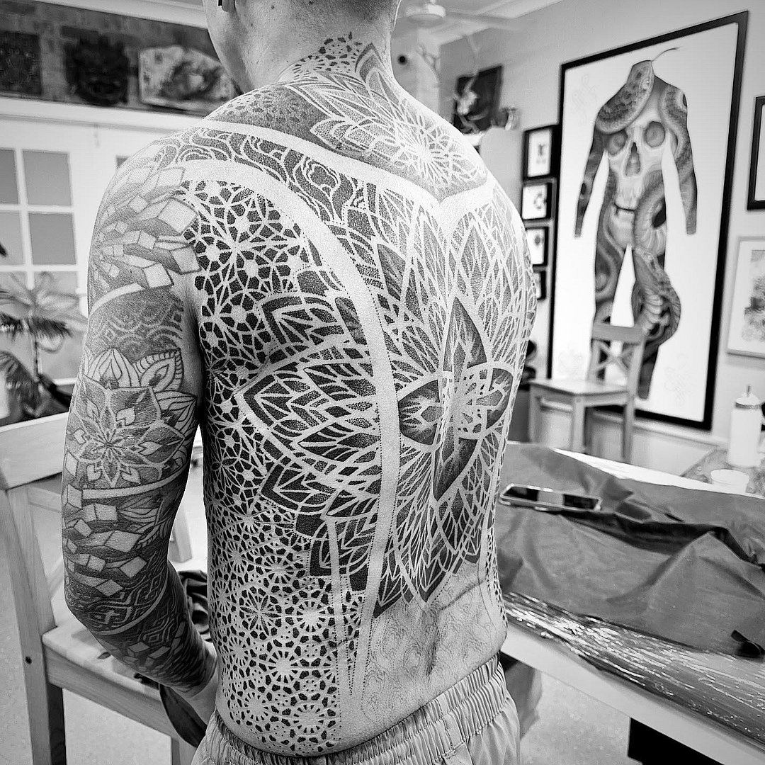 Dotwork tattoo by Anna Day