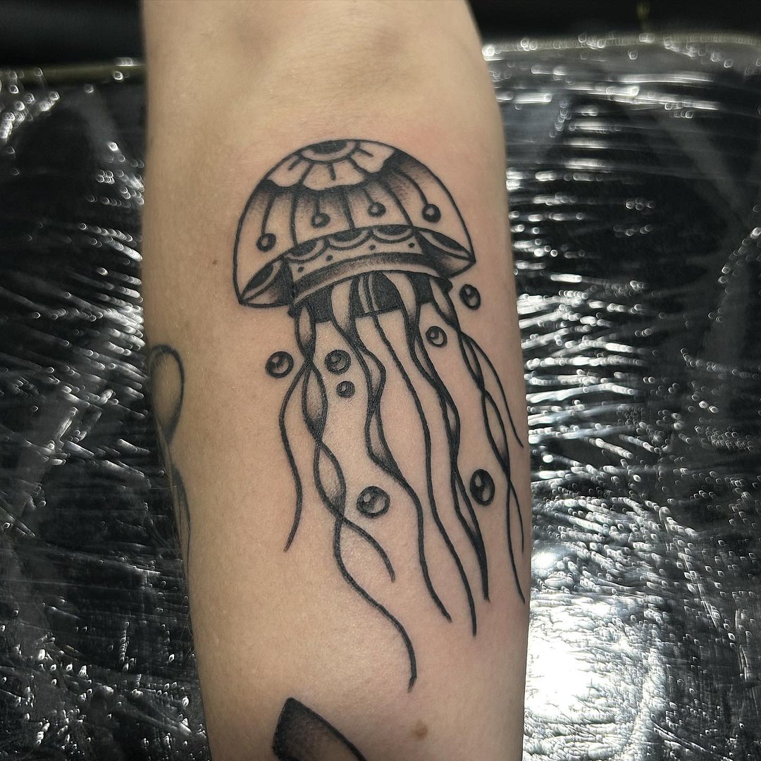 American Traditional tattoo by Rowan cable 