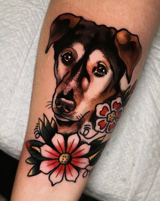 Blackwork tattoo by Graceless Tattoos