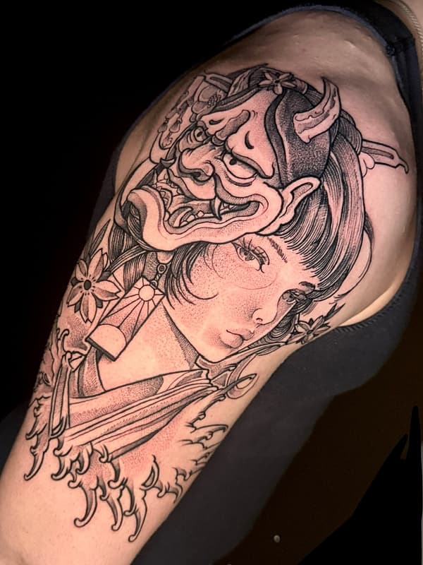 Anime tattoo by Tattoos by Irae Terra