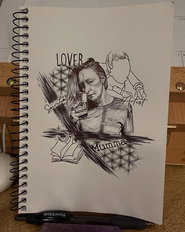 Realism (black & grey) by heidivixenart