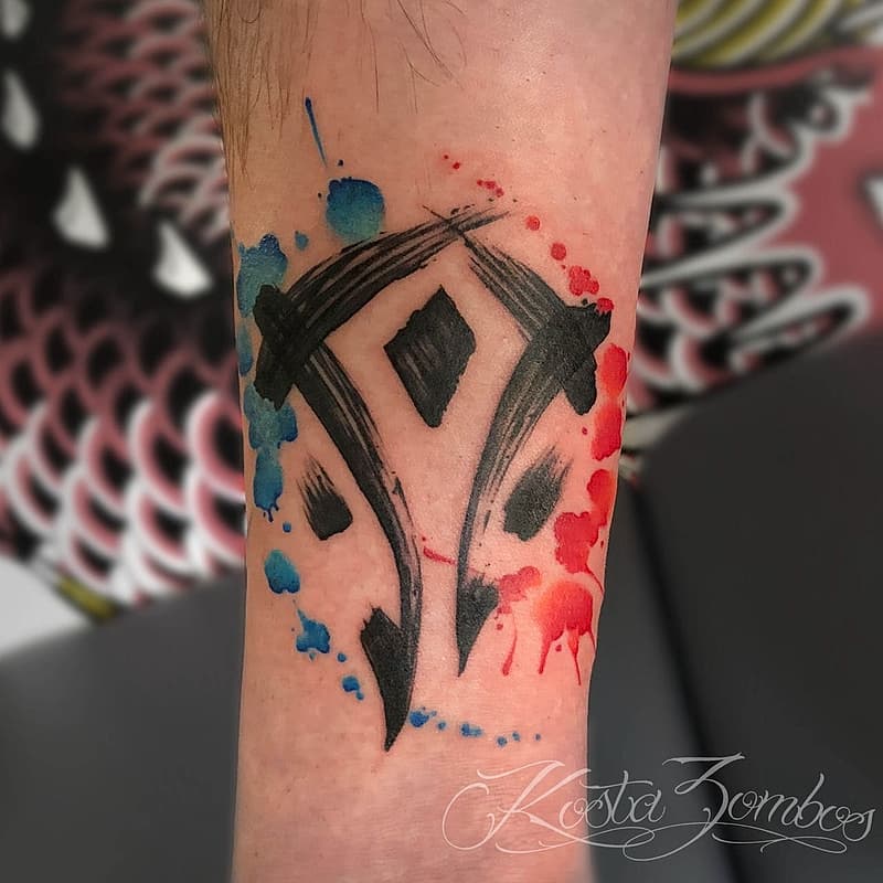 Realism (black & grey) tattoo by Kosta Zombos