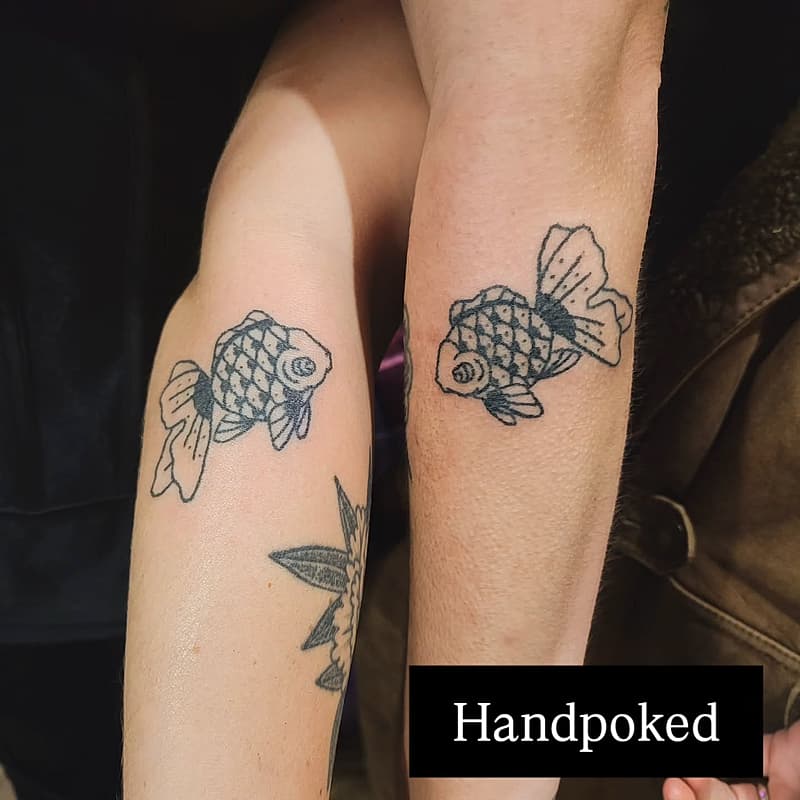 Hand-poked tattoo by Velnias Tattoo | Sydney Tattoo Artist