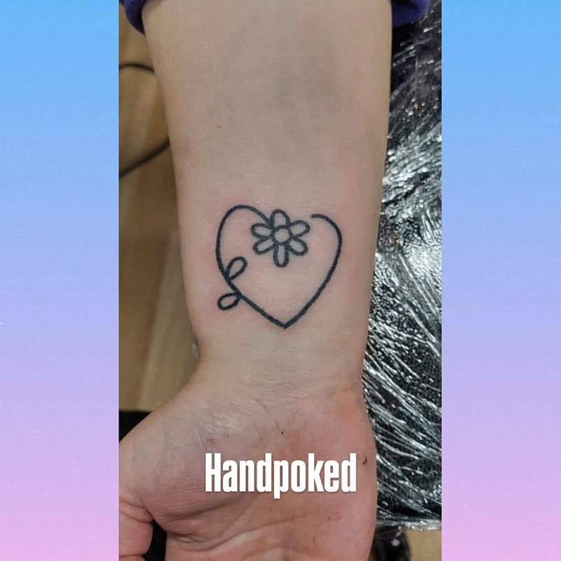 Hand-poked tattoo by Velnias Tattoo | Sydney Tattoo Artist