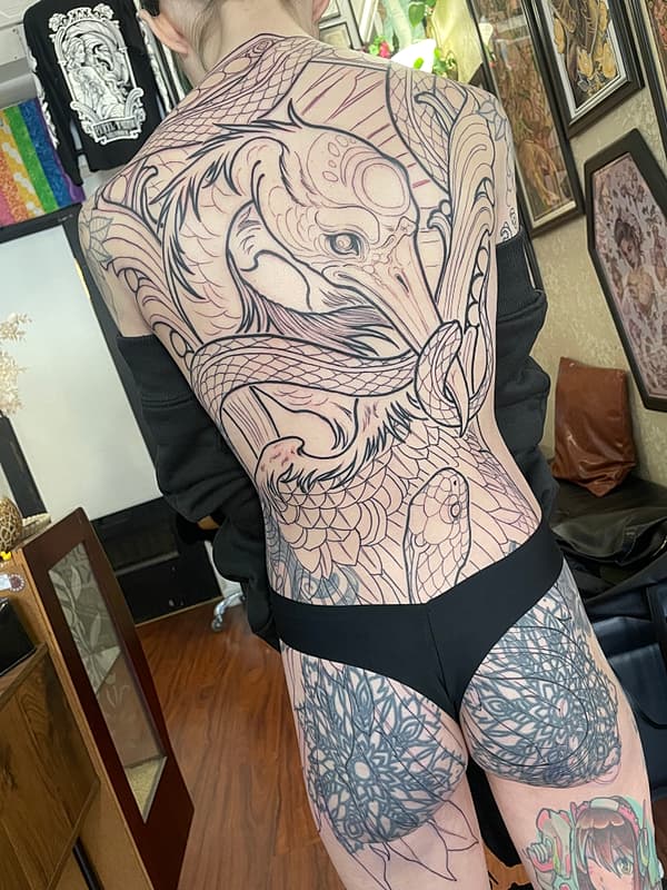 Tattoo by Pat Toussaint