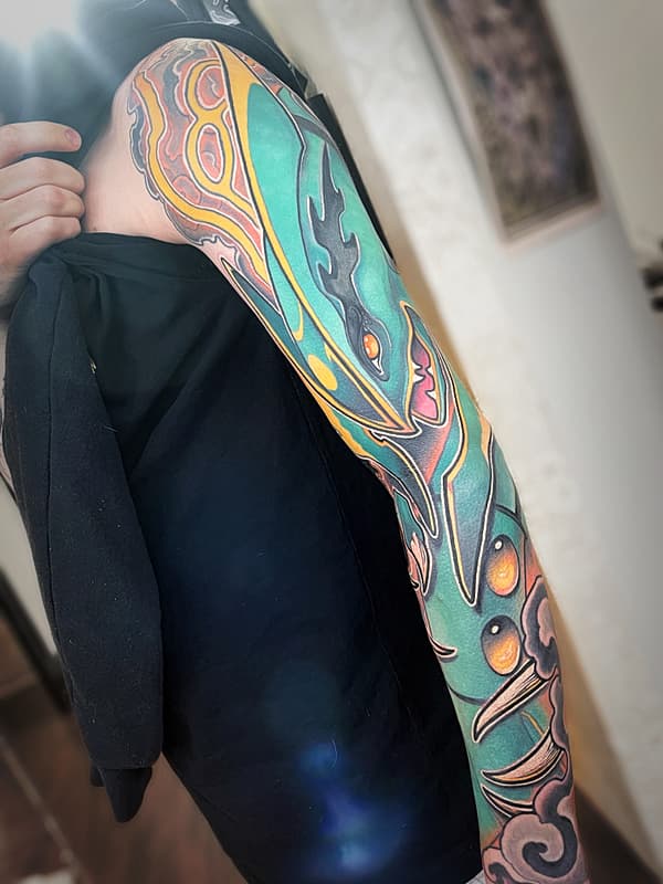Tattoo by Pat Toussaint