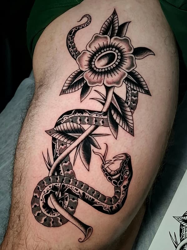 American Traditional tattoo by jakebclark
