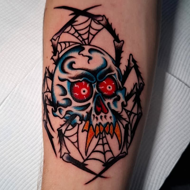 American Traditional tattoo by jakebclark