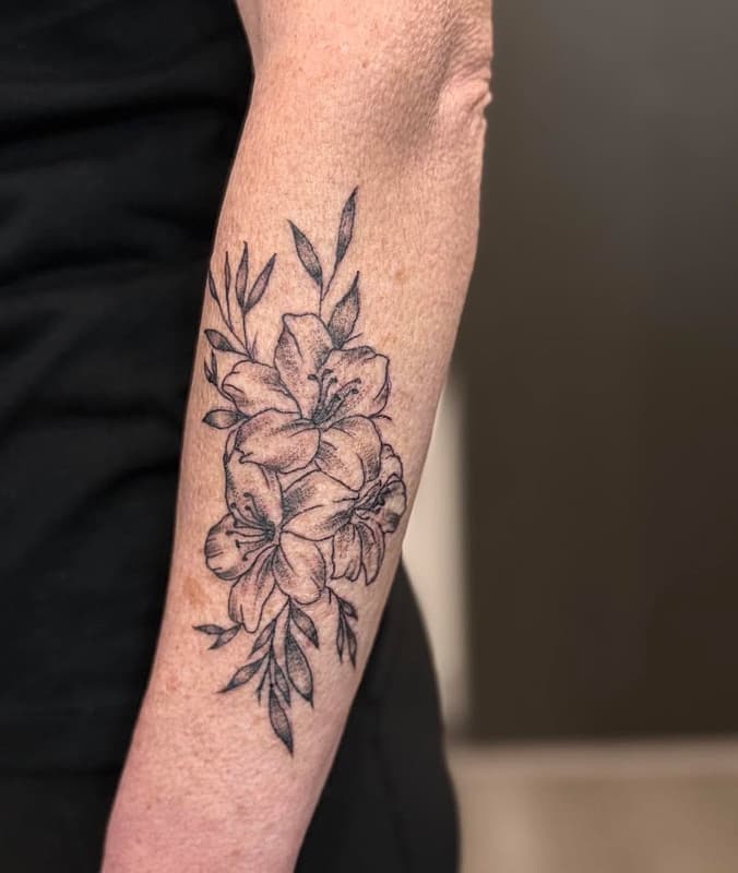 Realism (black & grey) tattoo by Tooradin Tattoo