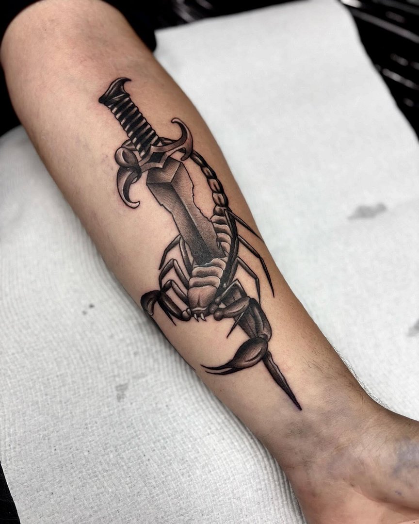 Realism (black & grey) tattoo by Tegan Munro
