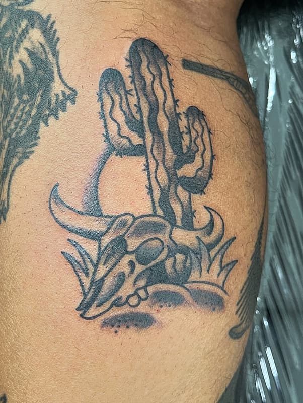 American Traditional tattoo by Wizard Business