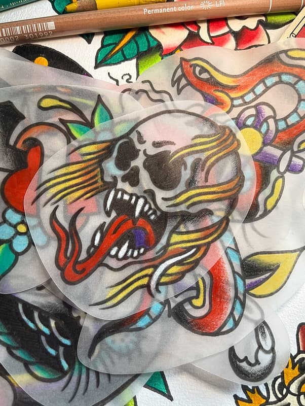 American Traditional tattoo by Wizard Business