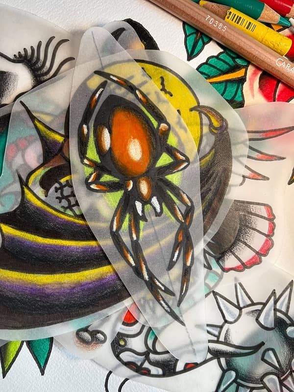 American Traditional tattoo by Wizard Business