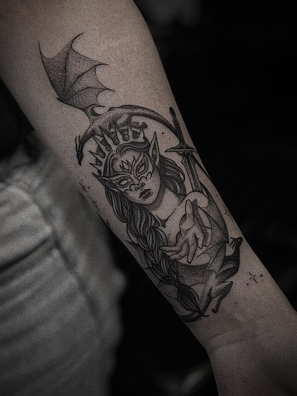 Tattoo by Teleah Crawford in Adelaide