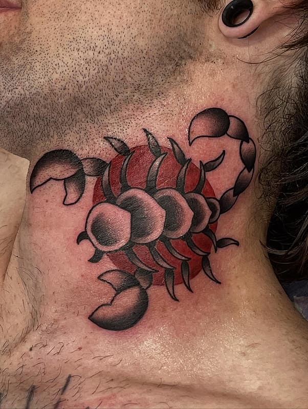 Illustrative tattoo by Aron Fitz