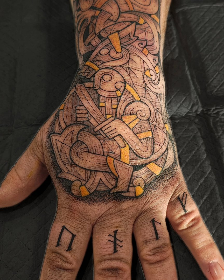 Nordic tattoo by Nasty