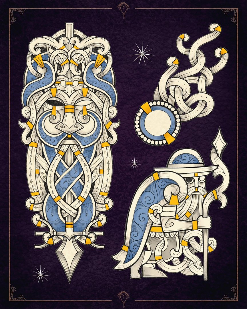 Nordic tattoo by Nasty