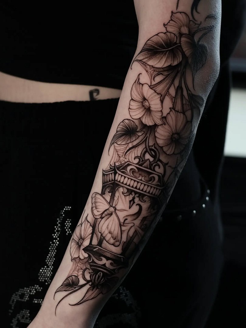 Art Nouveau tattoo by jthongbai.tattoo