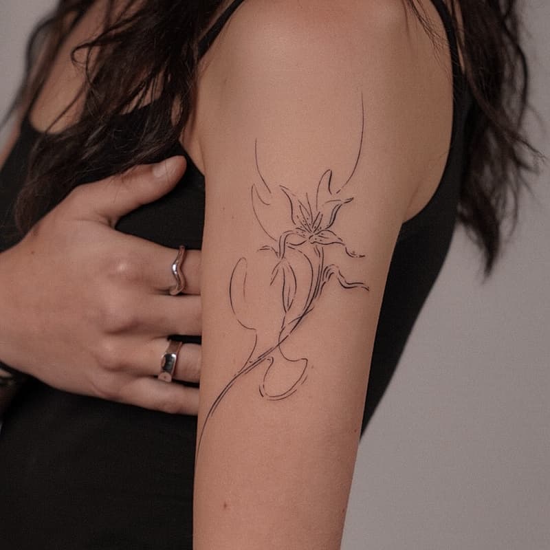 Tattoo by Travis sallaway | Fineline tattoo | Sydney | Swink