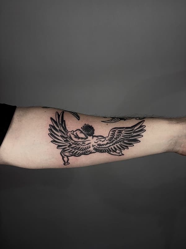 American Traditional tattoo by Dina