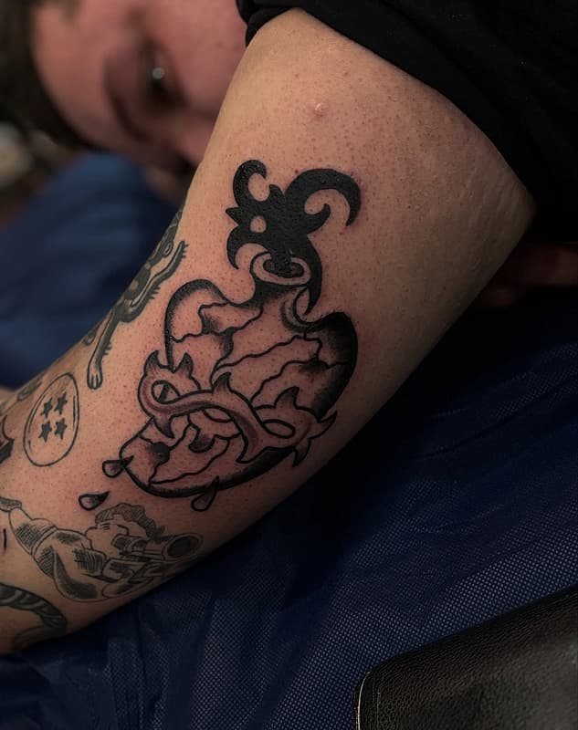 American Traditional tattoo by Dina
