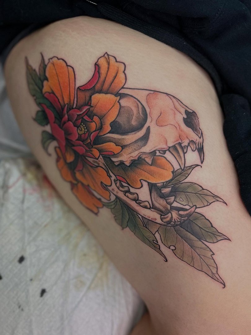 Illustrative tattoo by InkByGrim 