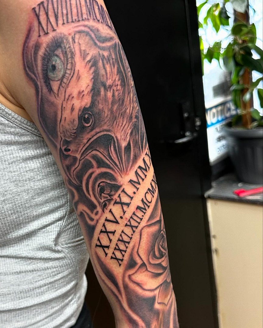 Illustrative tattoo by InkByGrim 