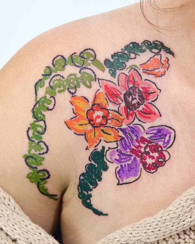 Unique tattoo by tina_colortattooist