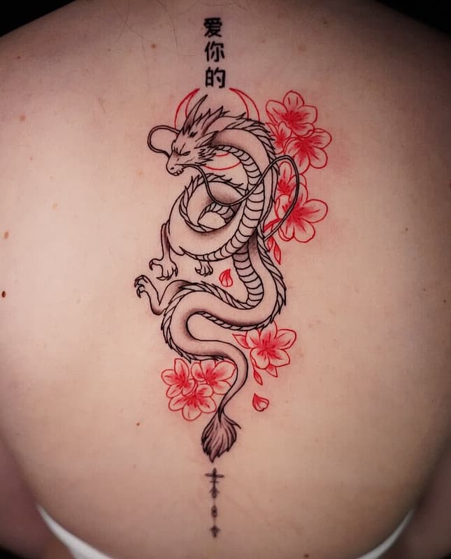 Neo-Japanese tattoo by Fly Ink