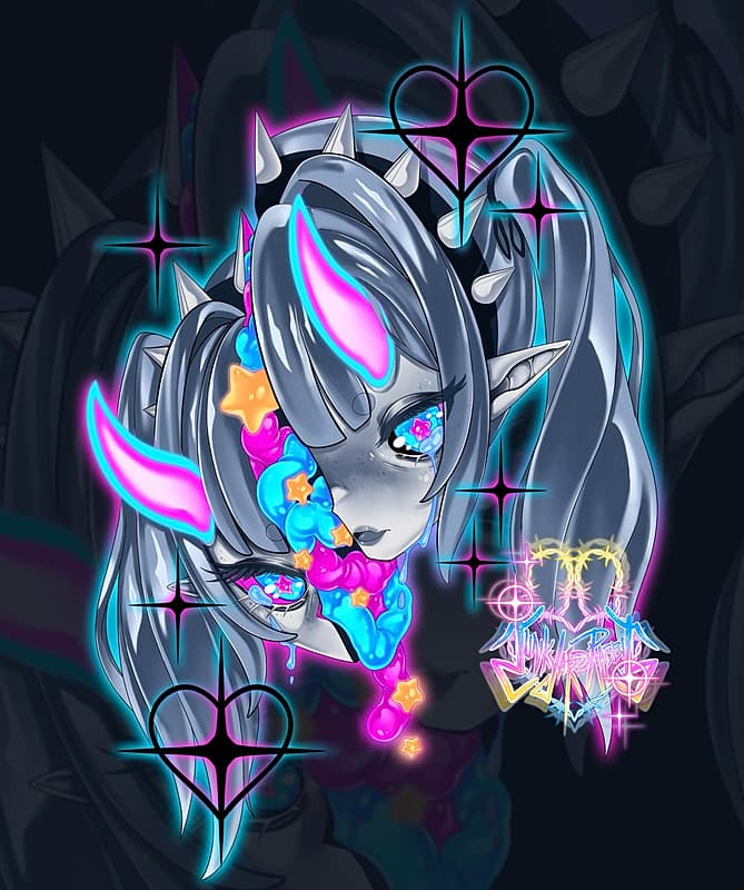 Anime tattoo by JunkYardRabbit