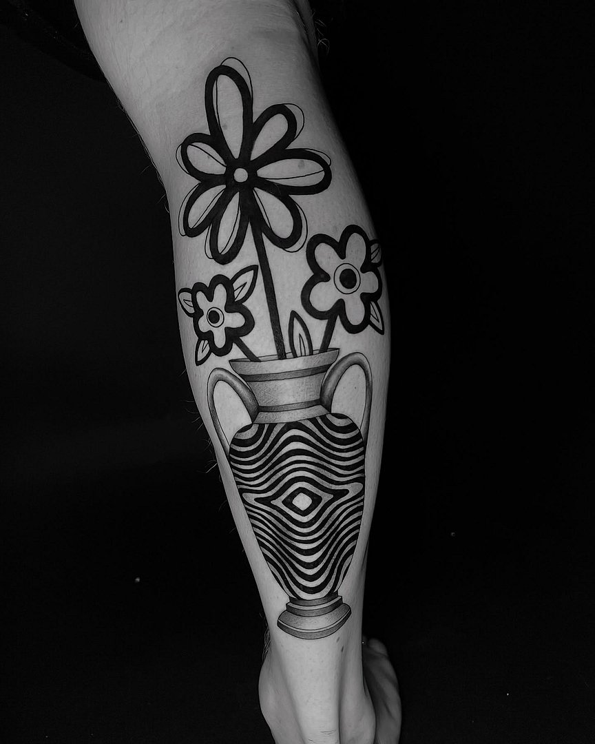 Blackwork tattoo by ✨Ash✨