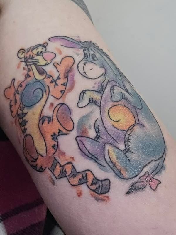 Watercolour tattoo by Reed