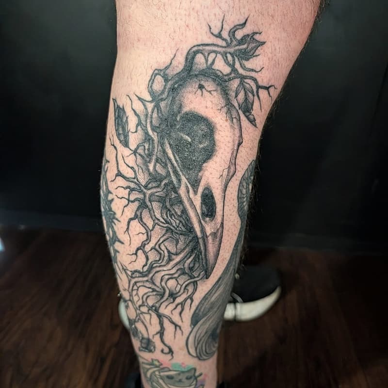 Watercolour tattoo by Reed