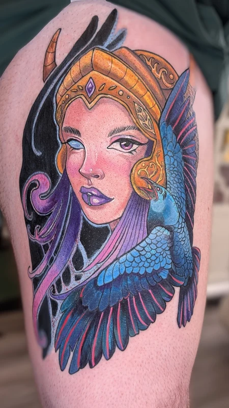 Neo-Traditional tattoo by 𝕿𝖔𝖗𝖎 𝕾𝖍𝖎
