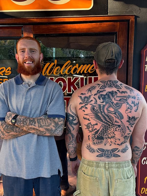 American Traditional tattoo by ॐ Beau ॐ