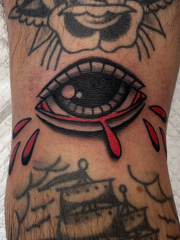 American Traditional tattoo by Ciara Walsh