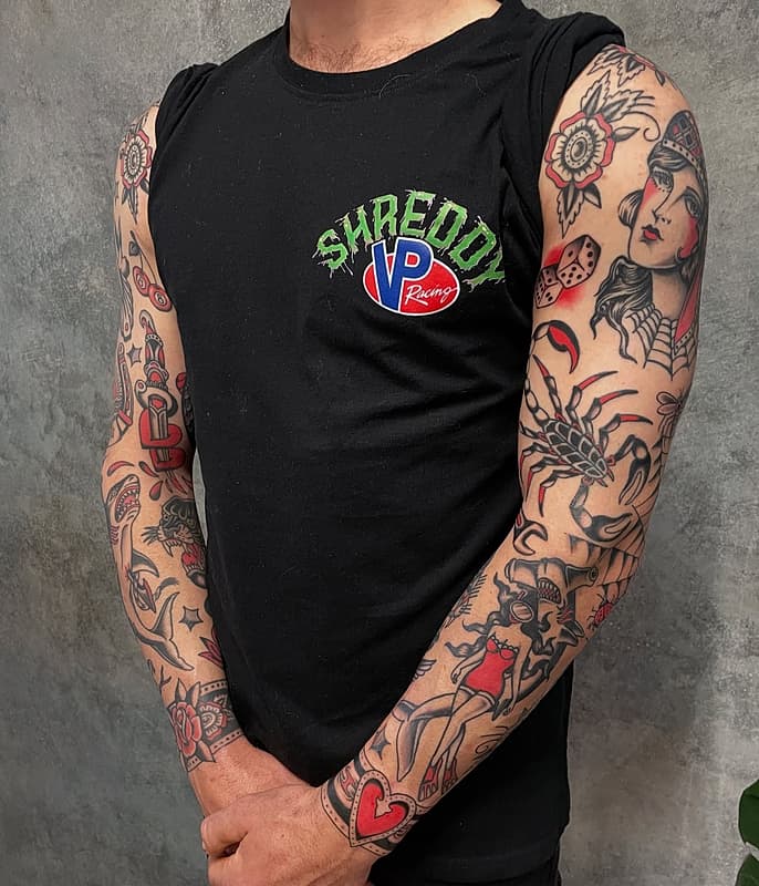 American Traditional tattoo by Ciara Walsh