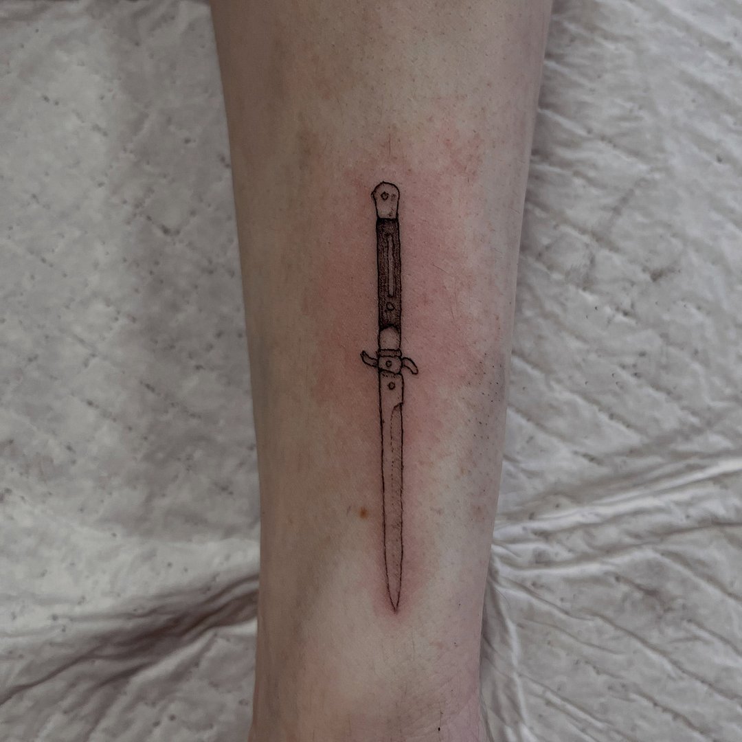 Illustrative tattoo by Sam Shears