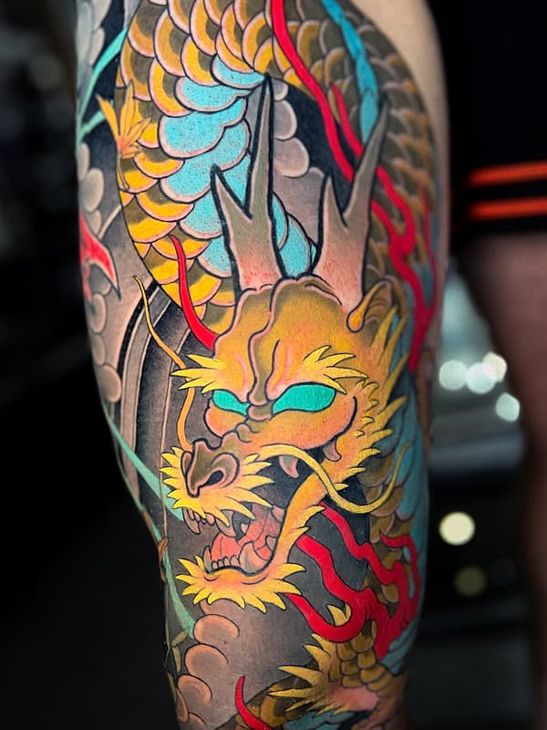 Neo-Japanese tattoo by Makayla Walker Tattoos