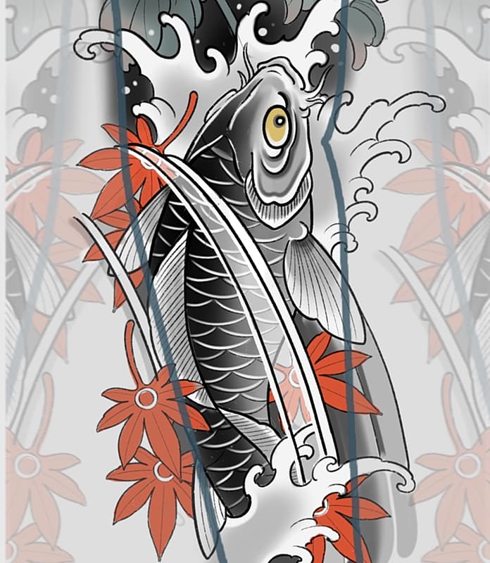 Neo-Japanese tattoo by Makayla Walker Tattoos
