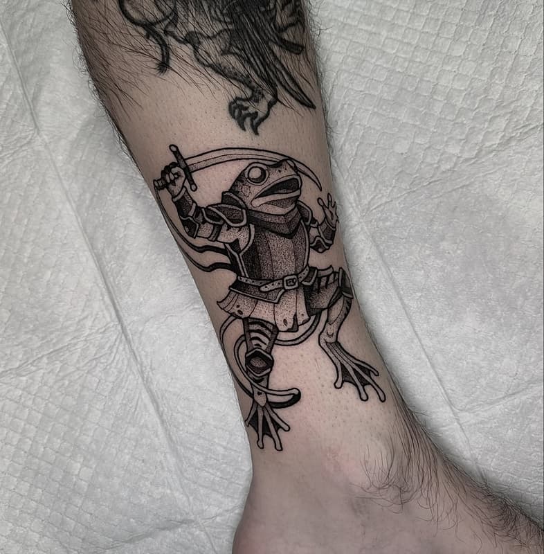 Blackwork tattoo by Ryan Smith