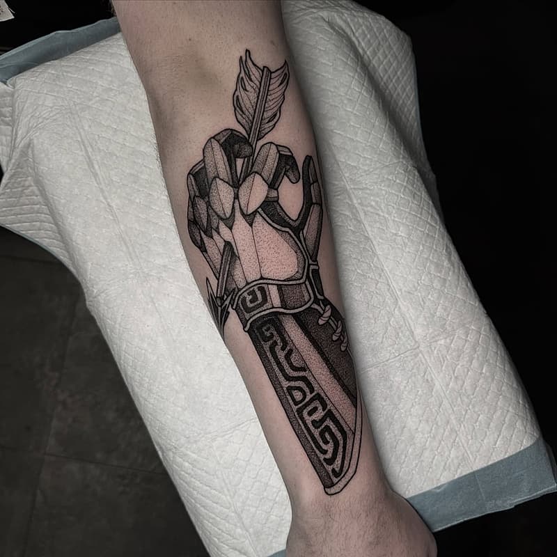 Blackwork tattoo by Ryan Smith